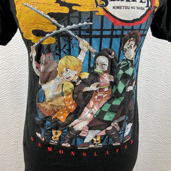 Demon Slayer Group Männer T-Shirt Anime Kimetsu No Yaiba S (34/36) - Picture 4 of 7
